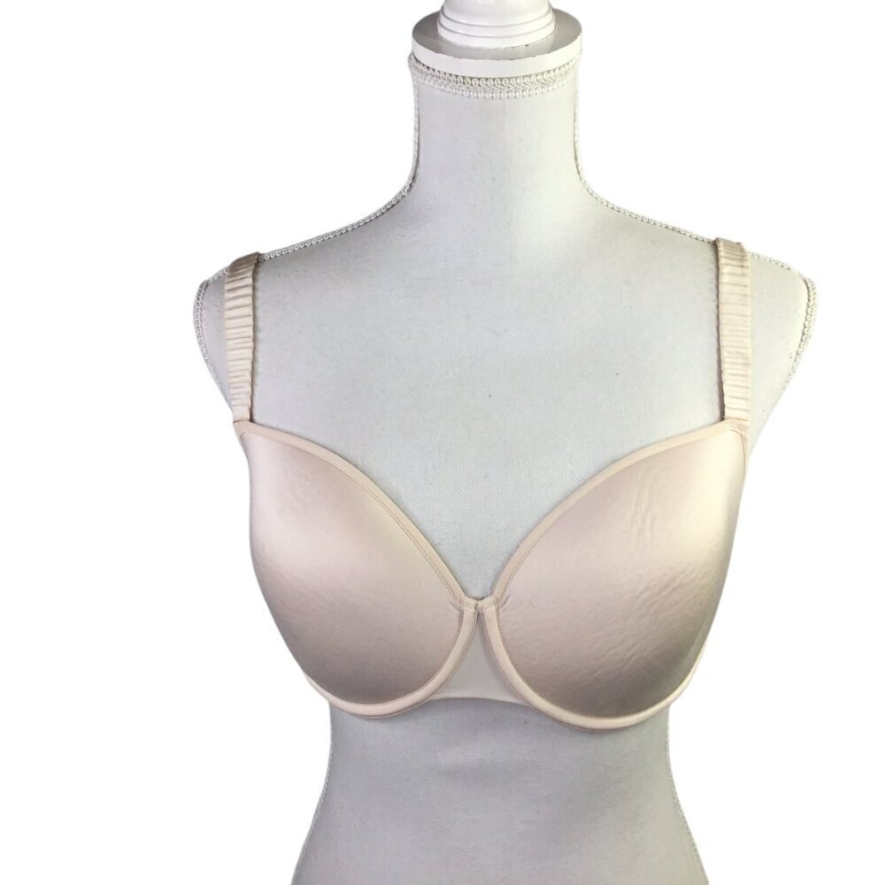 Third Love 24/7 Classic T-Shirt Bra Size 32F 32DDD Nude Beige Taupe Underwire